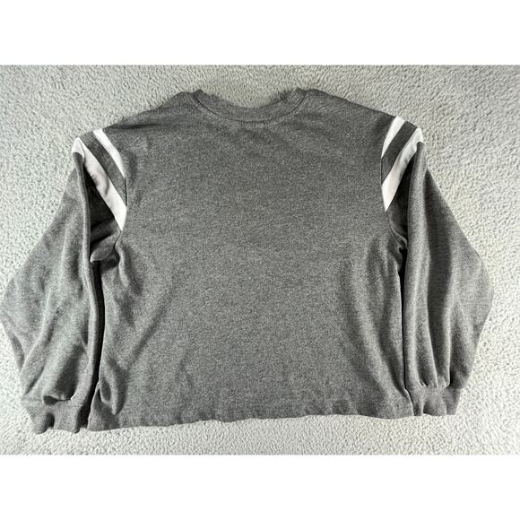 Disney World Sweater Mens Large Gray Mickey Mouse Sweatshirt Long Sleeve Crew - Picture 7 of 8